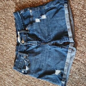 Levi's Blue Jean Shorts for Women